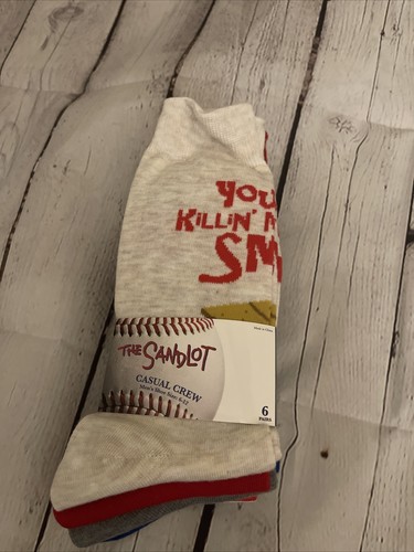 The Sandlot 6-pack socks NWT - Picture 1 of 10