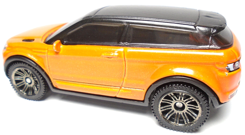 2023 MATCHBOX '15 RANGE ROVER EVOQUE ORANGE 1:64 DIECAST 2 5/8" CAR W BLACK ROOF - Picture 3 of 6