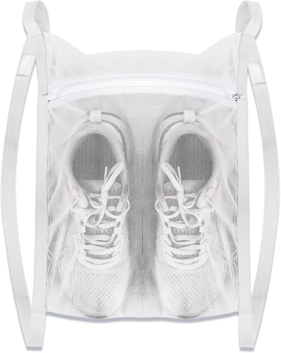 Sneaker Laundry Bags Mesh Wash & Dry Bag with Zipper for Shoes Dryer 15.7" Large - Picture 12 of 12