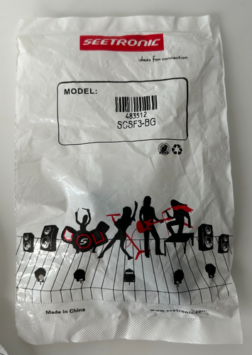 Seetronic SCSF3-BG 3pin XLR, schwarz, female - Bild 1 von 3