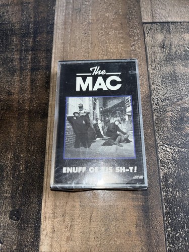 THE MAC "ENUFF OF TIS SH*T" BAY AREA RAP V-Town Sealed Cassette Rare - Imagen 2 de 9