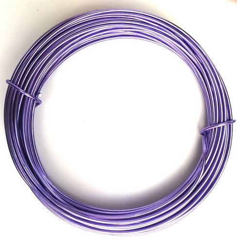 2 mm Aluminiumrunddraht Bastel-/Floristen-/Schmuckdraht verschiedene Farben NEU! - Bild 10 von 13