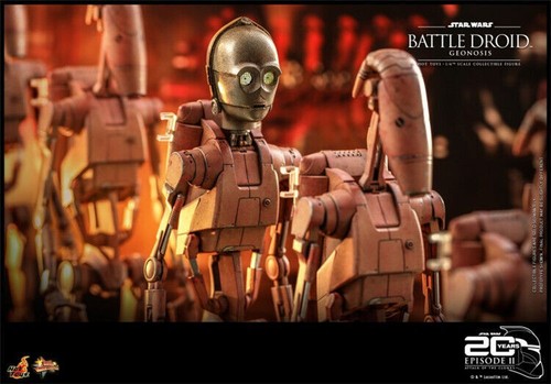 Nuovo Hot Toys MMS649 STAR WARS ATTACCO DEI CLONI 1/6 droide da battaglia Geonosis - Foto 11 di 16