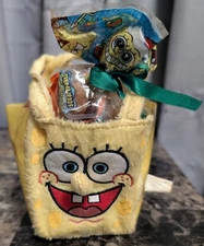 Rare  Vintage SpongeBob Holiday Plushie Candy Holder With Candy Sealed