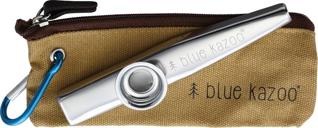 Blue Kazoo The Original Very Lightweight Anodized Aluminum w/Zippered Canvas Bag Blue Kazoo The Original Very Lightweight Anodized Aluminum w/Zippered Canvas Bag