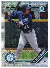 2019 Bowman Chrome 1st Prospects Mega Mojo Refractor RC Julio Rodriguez #BCP-33