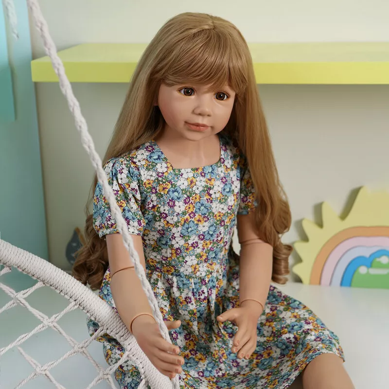 120cm Masterpiece Doll Reborn Toddler Doll Princess Baby Girl Full Body BJD Doll