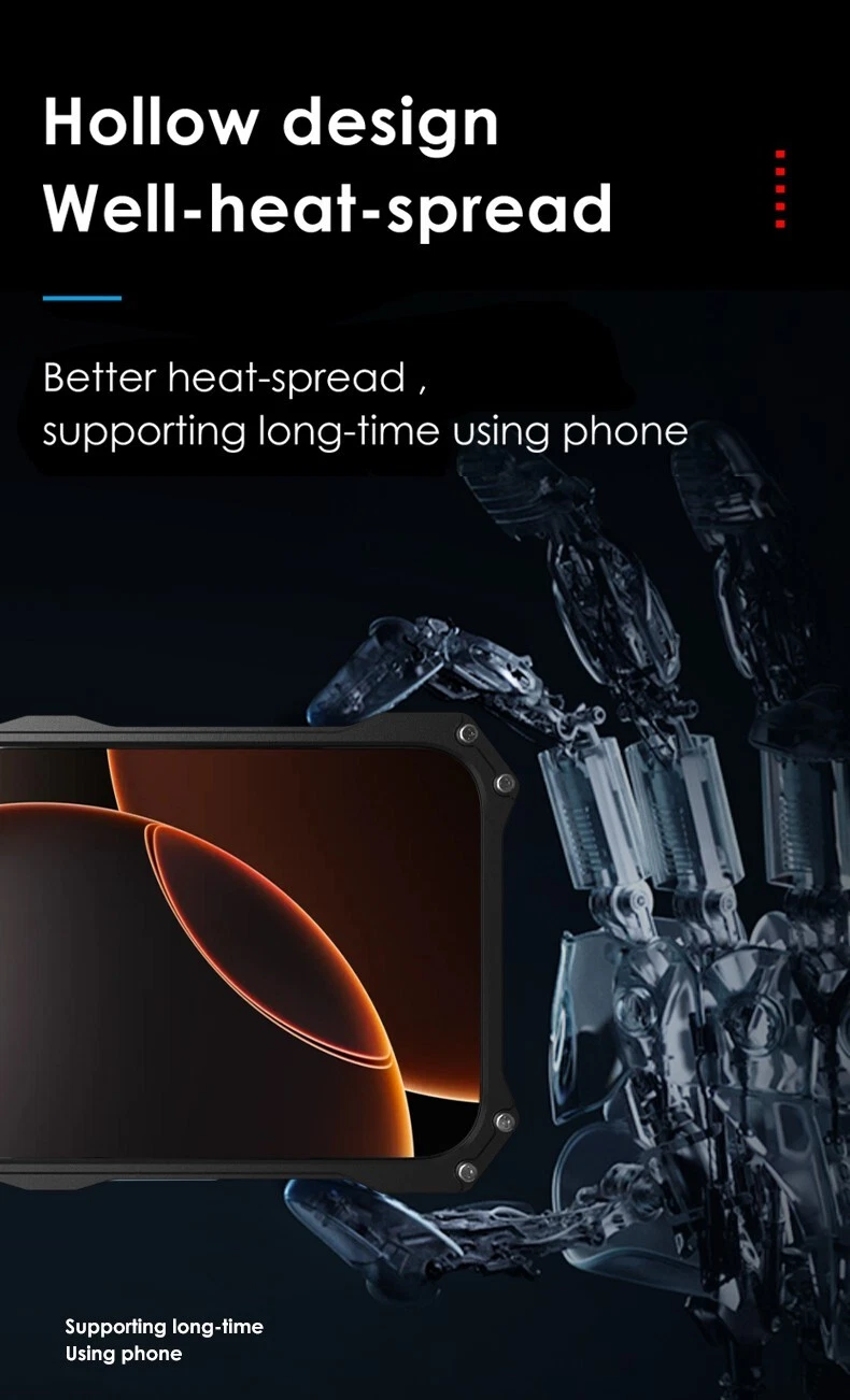 R-JUST Metal Shockproof Armor Back cover Case Fo iPhone 16 15 14 13 12 Pro Max + - Picture 10 of 19