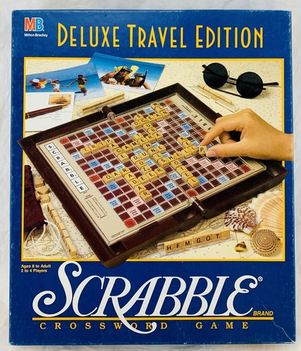1999 Deluxe Travel Scrabble Game Complete in Great Condition FREE SHIPPING - Picture 6 of 7