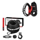  3/16inch 50FT 8500LBS Synthetic Winch Rope Cable Kit with Forged Hook Rubber 