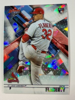2018 Bowman's Best #41 Jack Flaherty RC Atomic Refractor