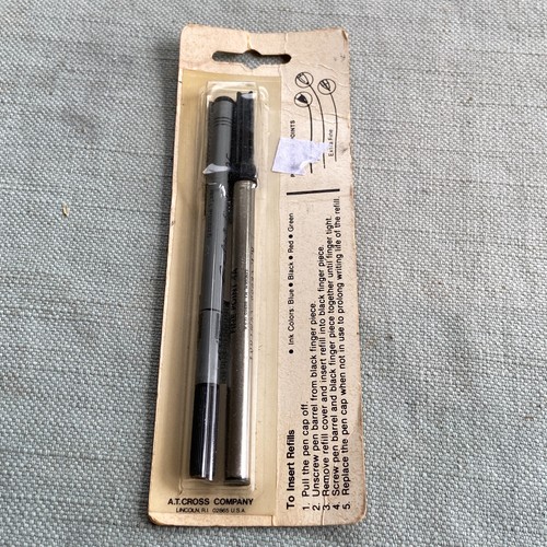 Penna Cross Selectip ricarica punta porosa punta fine nera media Lerlitz Germania 4a - Foto 9 di 16