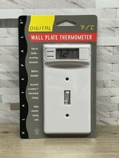 Digital Wall Plate Thermometer Switch Cover By Plate Pals Model 12100 NEW