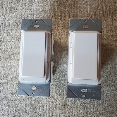 GE/Jasco My Touch Smart In Wall WiFi Switches (2) Model MTS5404 41147 white