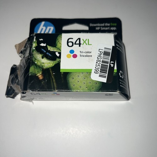 Original HP 64 XL Tri-Color Tintenpatrone N9J91AN (Abgelaufen 9-2025) Brandneu