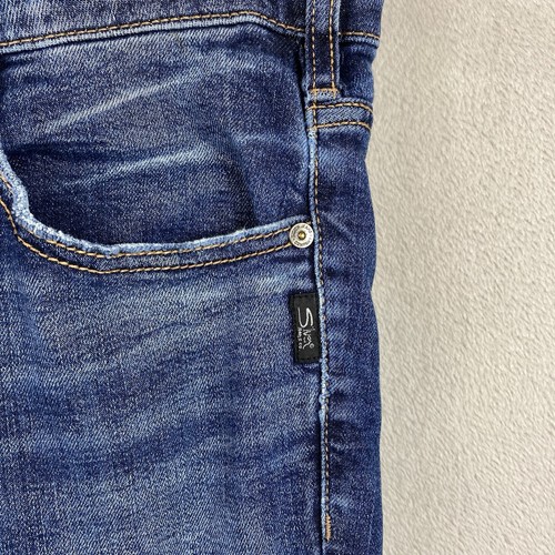 Jeans Silver Co. Zac Relaxed Fit Jeans Gamba Dritta Uomo 34x29 Blu Elasticizzato - Foto 6 di 11