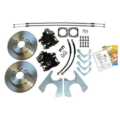 1964-77 GM Rear Disc Brake Conversion Std Rotors With Parking Brake
