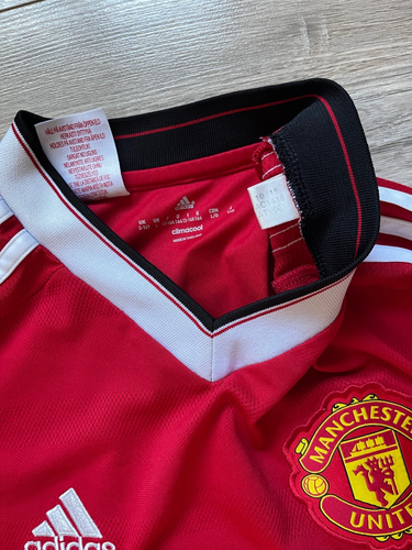 Manchester United Home football shirt 2015/2016 Jersey Soccer Adidas Kids L /164 - Picture 7 of 8