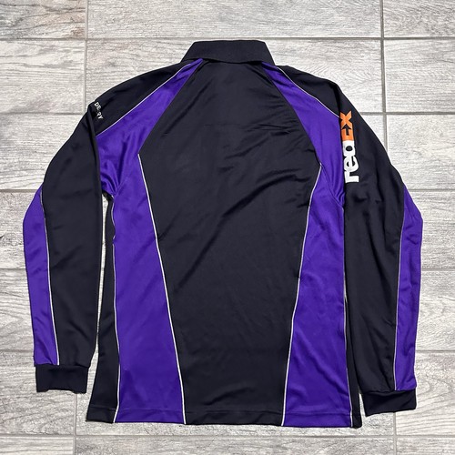 FedEx Ground NWT Mens Small Long-sleeve Shirt Quick Dry Reflective Trim Uniform - Picture 2 of 6