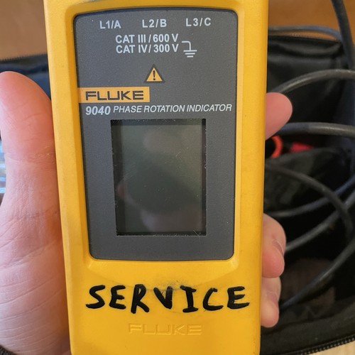 Fluke 1587FC Multimeter (9040 Phase Indicator, Case, Clamp, Leads And Manual) - Picture 10 of 24