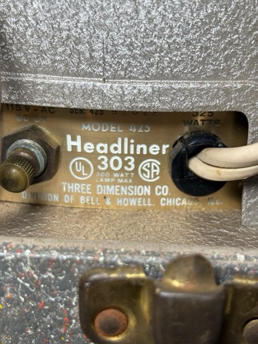 Vintage Bell & Howell Co TDC Selectron Semimatic Headliner 303 Diaprojektor - Bild 11 von 16