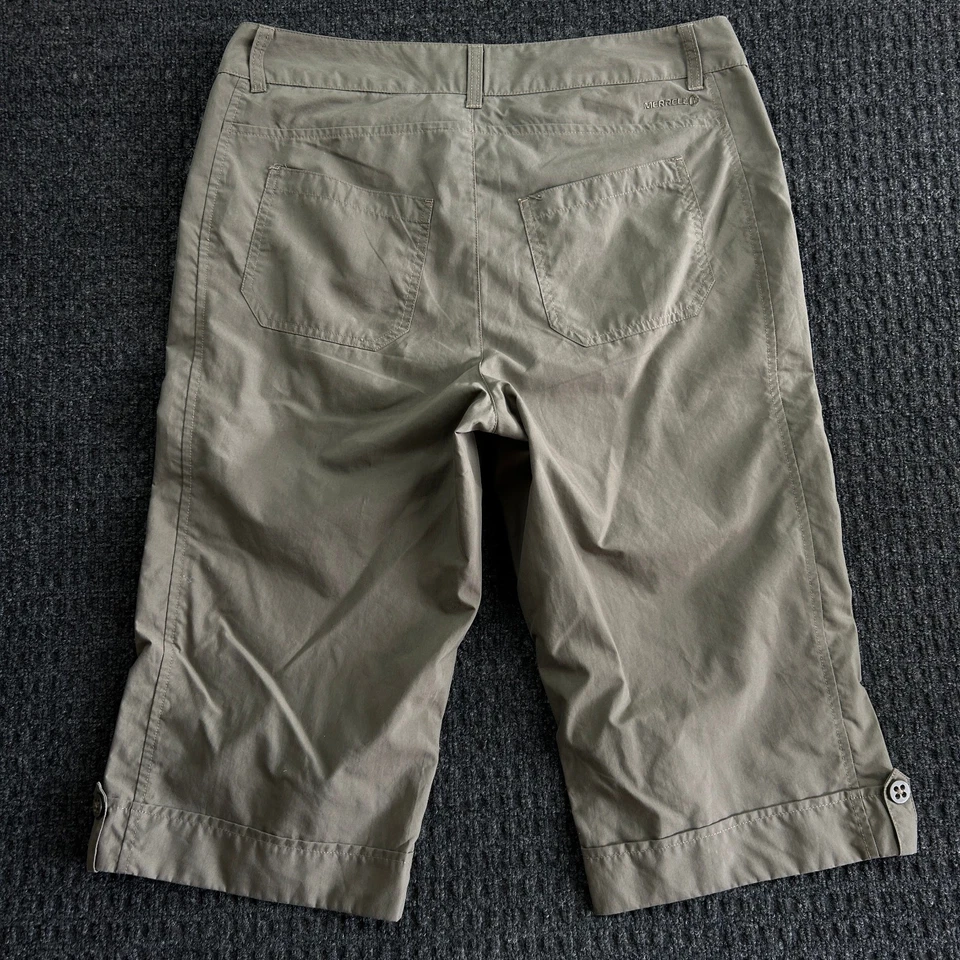 Merrell Womens Cropped Capri Pants Green 12 Selectwick Outdoor Hiking Green - Image 2 of 4
