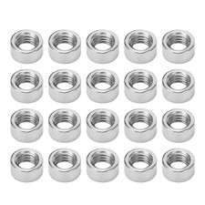 20 Pcs Round Connector Nut M8x12.5 12 L6mm Rod Coupling Nuts Stainless Steel