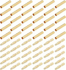 MECCANIXITY 30 Pairs Banana Plugs Connector 2mm Male Female Plug