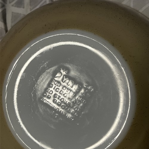 Vintage 80s Pyrex 2.5L Mixing Bowl 403 Forest Fancies Merry Mushroom Tan USA - Bild 4 von 9