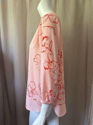 Neu NYDJ Damen Pfirsich 3/4 Arm Top Größe M - Bild 4 von 5