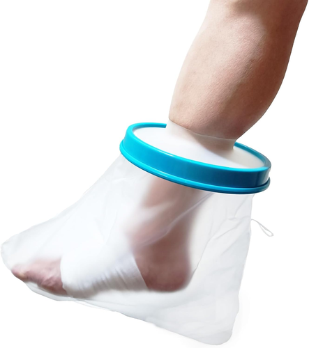 Tideshake - 100% Waterproof Foot Cast Cover for Showering, Reusable Adult Foo... - Picture 7 of 12