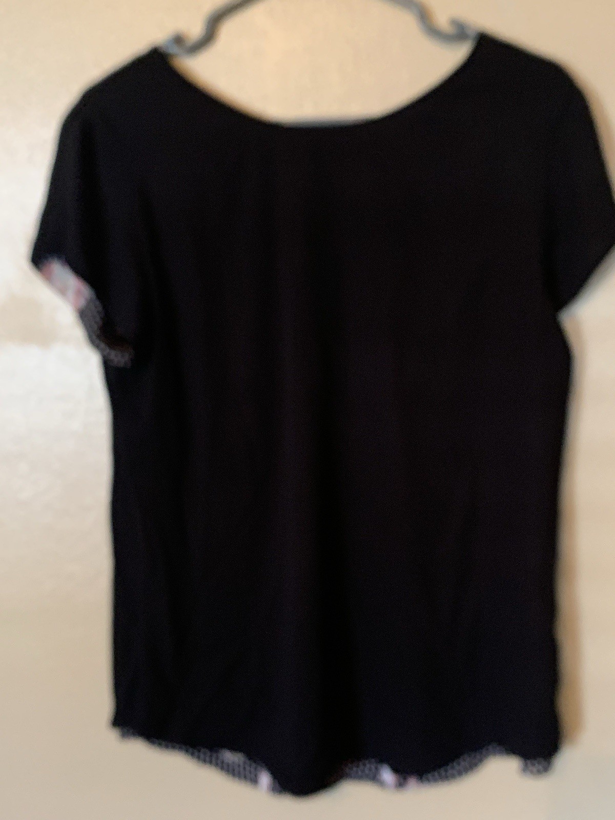 Chico’s Elephant Print/solid Black Reversible Top… - image 4