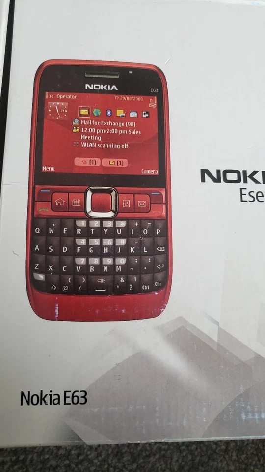 New Nokia E63 (Unlocked) Mobile Phone Boxed Blue - Image 3 of 4