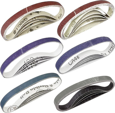 30 Pcs 1/2'' X 12'' Replacement Sharpening Belt Kit for Official Work Sharp Knife