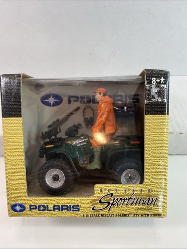 ERTL Collectibles OUTDOOR SPORTSMAN 1:18 DIECAST POLARIS 500 ATV hunter w/gun