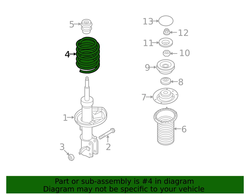 Muelle helicoidal GM 96535002 genuino Foto 3 de 4