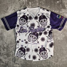 Colorado Rockies Jersey Adult XL Los Rockies 2024 Roberto Clemente Day Giveaway