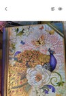 NEW 3pc SET Punch Studio PEACOCKS Faux Book Boxes Large, Medium, Small