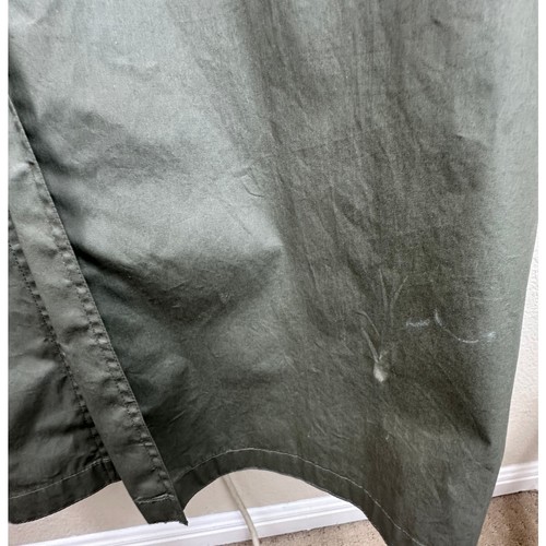 Langer Trenchcoat Gallery grün Größe 12 herausnehmbares Futter Leder Kontrast - Bild 4 von 13