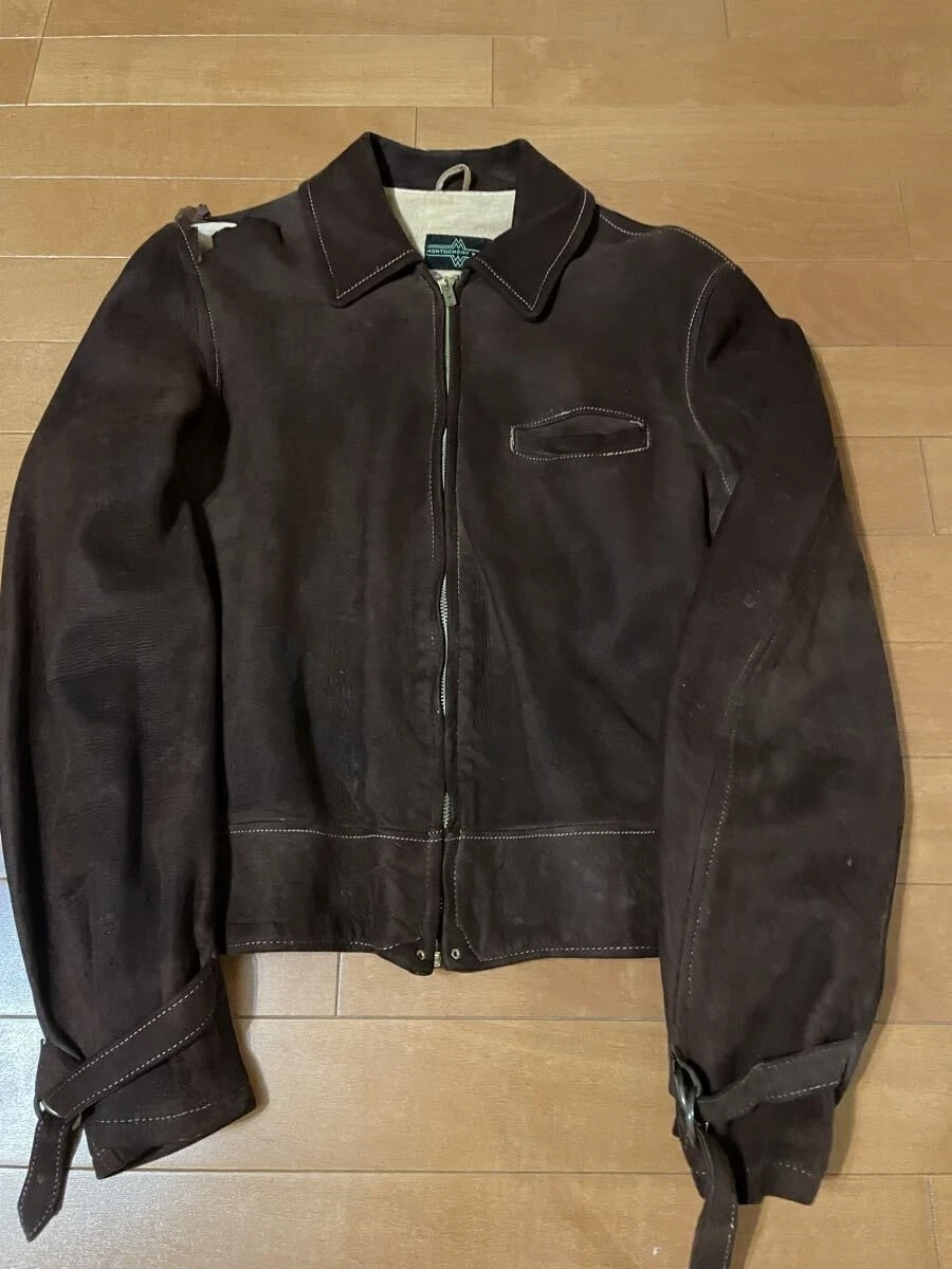 30's ワークジャケット ヴィンテージ 1930's Leather Original 1930s Decade Vintage Outerwear Coats & Jackets