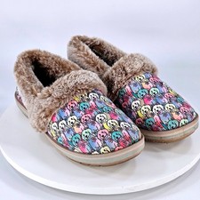 Skechers BOBS Keepsakes Ice Angel Dog Print Slippers Multi Color 113481 6.5