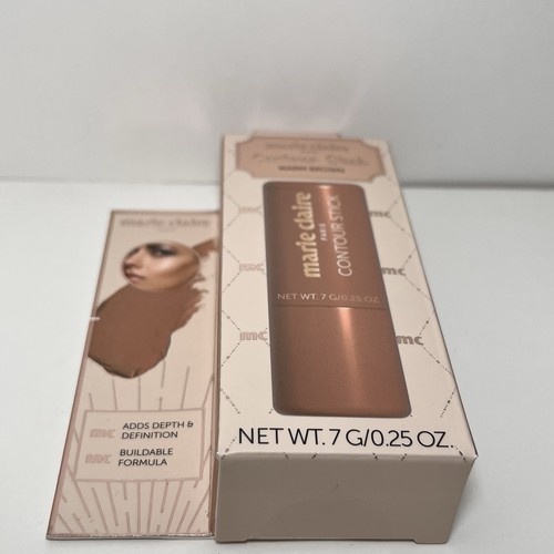 Marie Claire Contour Stick - Warm Braun aufbaubare Formel fügt Tiefe hinzu 0,25 Oz. Neu im Karton - Bild 4 von 7
