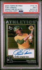 Tony Armas Oakland Athletics 2004 Topps PSA DNA Auto 10 81 & 84 All-Star HR Ldr
