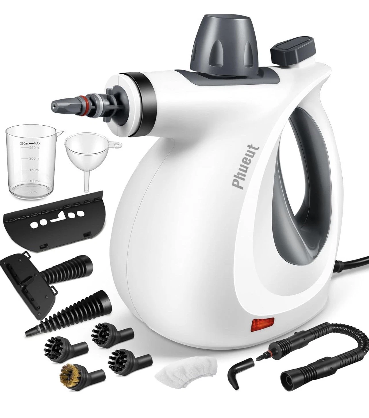 Pressurized Handheld Multi-Surface Natural Steam Cleaner with 12 pcs Steamer