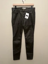 NWT Current/Elliot The Ankle Skinny Army Green Coated Women's Size 29