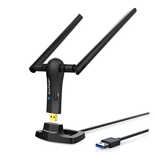  1200Mbps Long Range USB WiFi Adapter for PC Desktop Laptop of Windows  - Picture 1 of 7