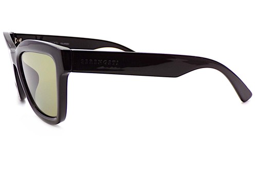 Serengeti Rolla Polarized Sunglasses Shiny Black/ Saturn 555nm Lenses SS537005 - Picture 2 of 4