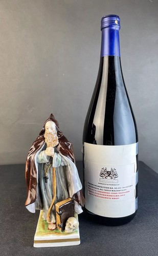 Antike Porzellan Figur Heiliger Hieronymus Dresden Totenkopf Ca. Um Das 20. Jhd. - Bild 2 von 16