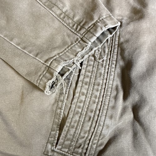 Old Navy Feldjacke Anorak Militärstil klein grün verwaschen Knopftaschen - Bild 2 von 11