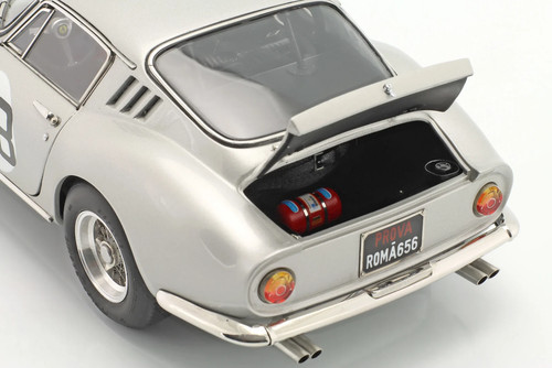 New CMC FERRARI 275 GTB/C COMPETIZIONE 1966 1:18 Model Car SILVER M211 KidBX - Bild 5 von 6